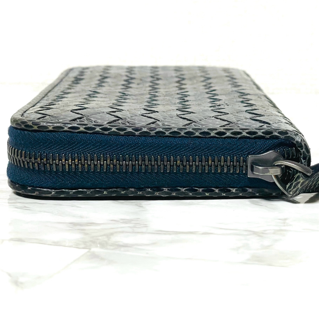極美品】BOTTEGA VENETA ボッテガヴェネタ 長財布 パイソン 極美品】BOTTEGA VENETA ボッテガヴェネタ 長財布 パイソン