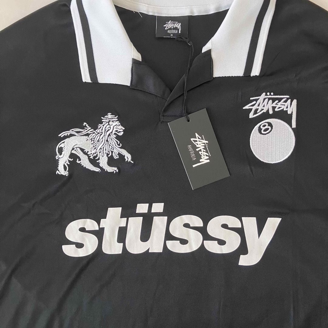 M 黒 STUSSY ステューシー フットボール ポロ シャツ ロンT 長袖 M 黒 STUSSY ステューシー フットボール ポロ シャツ ロンT 長袖