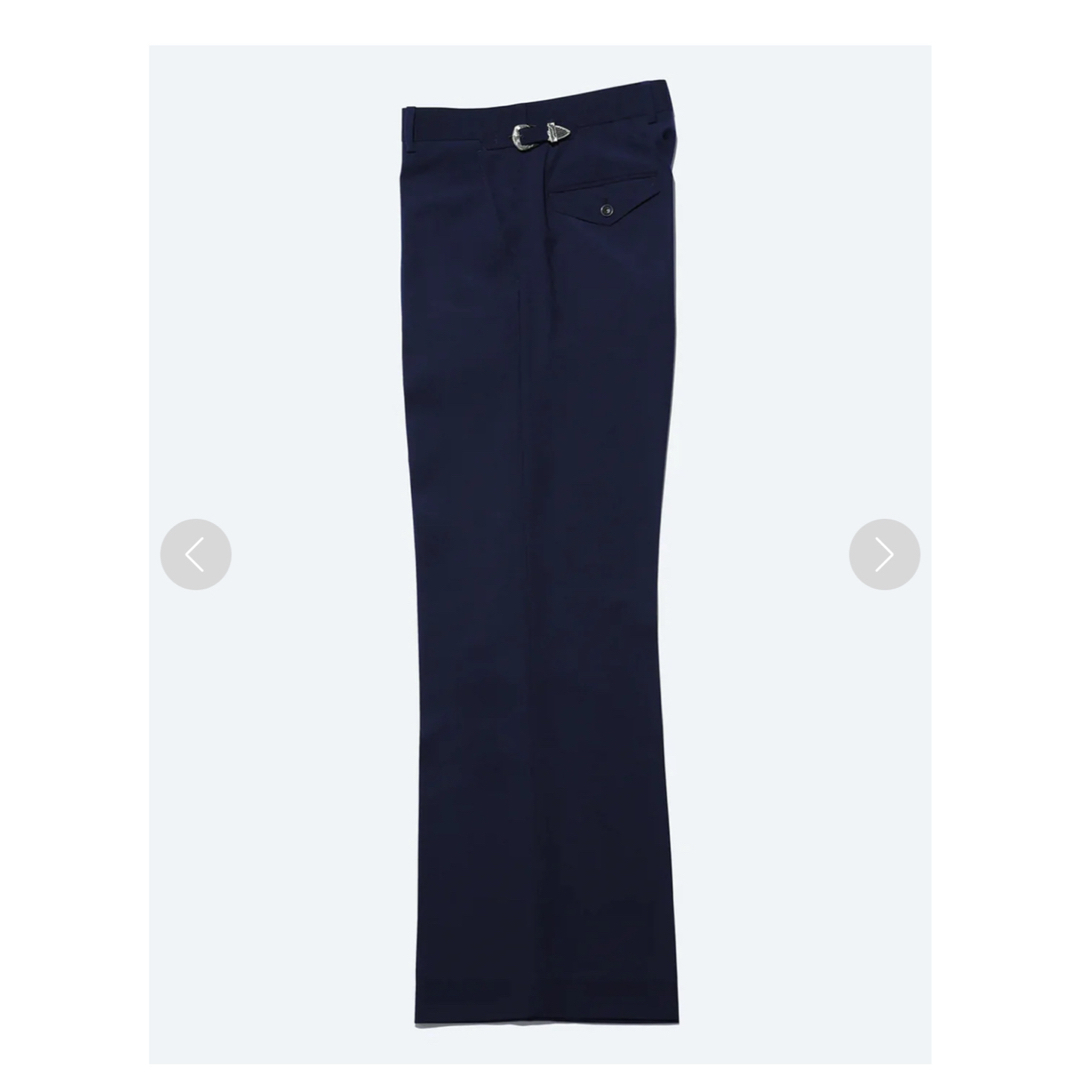 TOGA VIRILIS SUITING WOOL PANTS ネイビー46 パンツ TOGA VIRILIS SUITING WOOL PANTS ネイビー46 パンツ