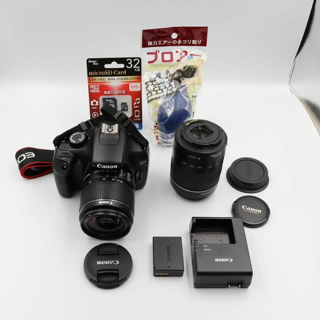 スポーツ撮影に】Canon Kiss X50 望遠レンズセット ダブル スポーツ撮影に】Canon Kiss X50 望遠レンズセット ダブル