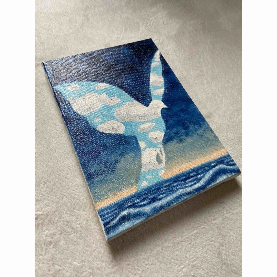 売れ筋】 模写画 マグリット 手描きの油絵 絵画 - 絵画 売れ筋】 模写画 マグリット 手描きの油絵 絵画 - 絵画
