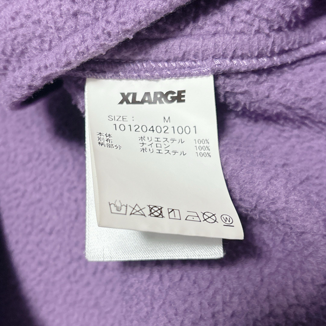 XLARGE - 【大人気】XLARGE フリースジャケット 刺繍 ゆるだぼ XLARGE - 【大人気】XLARGE フリースジャケット 刺繍 ゆるだぼ