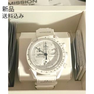 スウォッチ(swatch)の新品　オメガ × スウォッチ　スヌーピー  ホワイト(腕時計(アナログ))