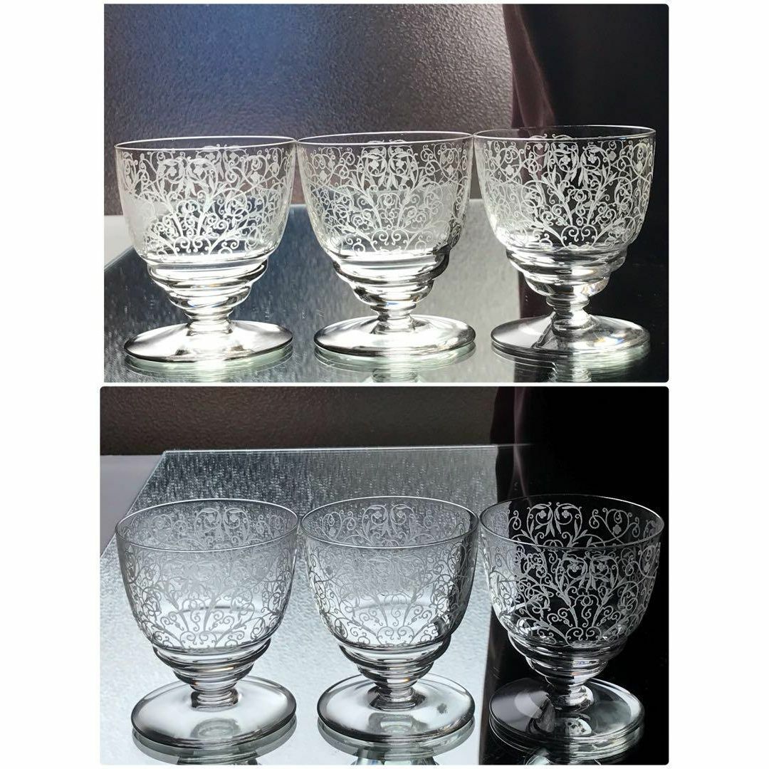 Baccarat - 素敵☆オールドバカラBACCARATルリLulliワイングラス Baccarat - 素敵☆オールドバカラBACCARATルリLulliワイングラス