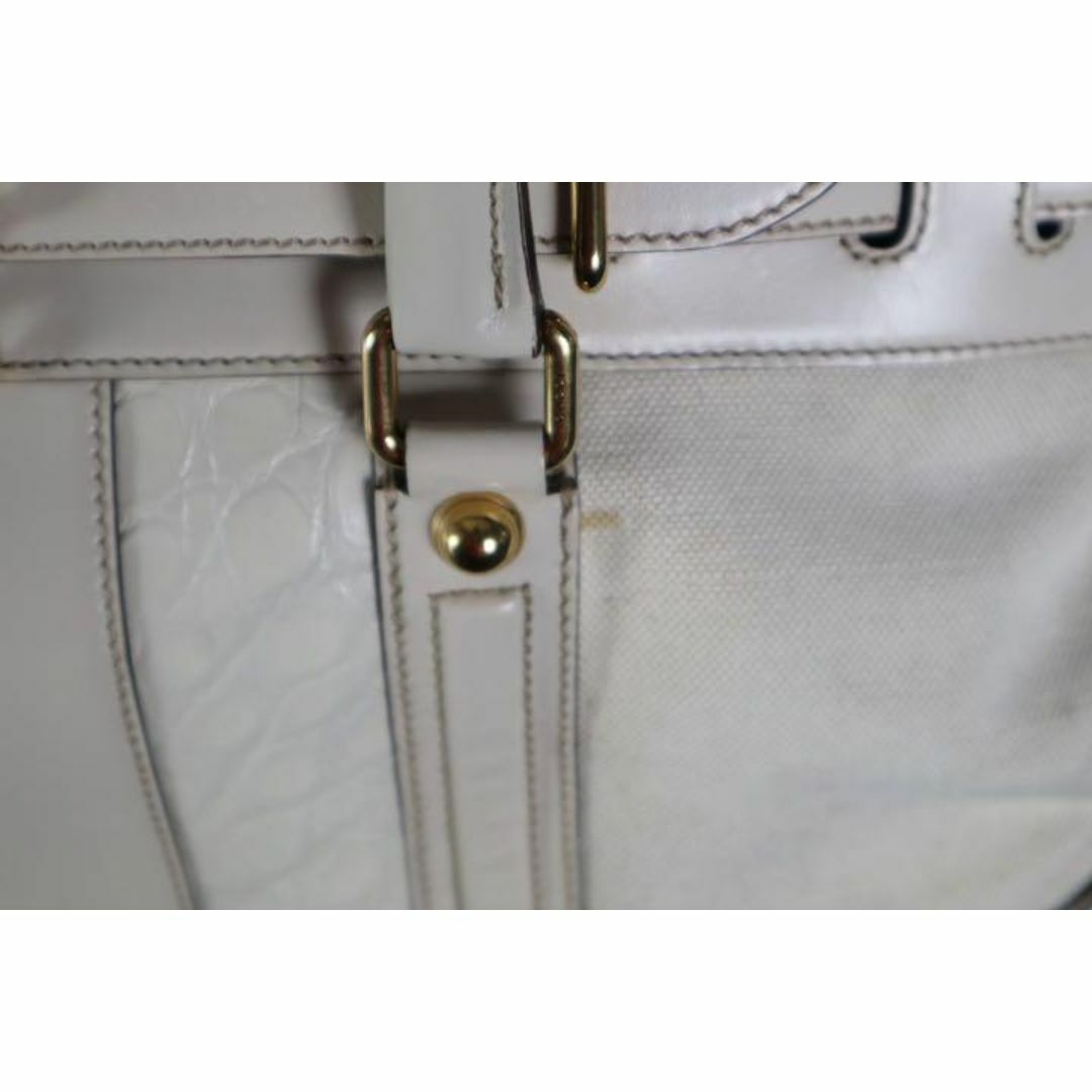 GUCCI グッチ ハンドバッグ トートバッグ レザーxクロコ型押し GUCCI グッチ ハンドバッグ トートバッグ レザーxクロコ型押し