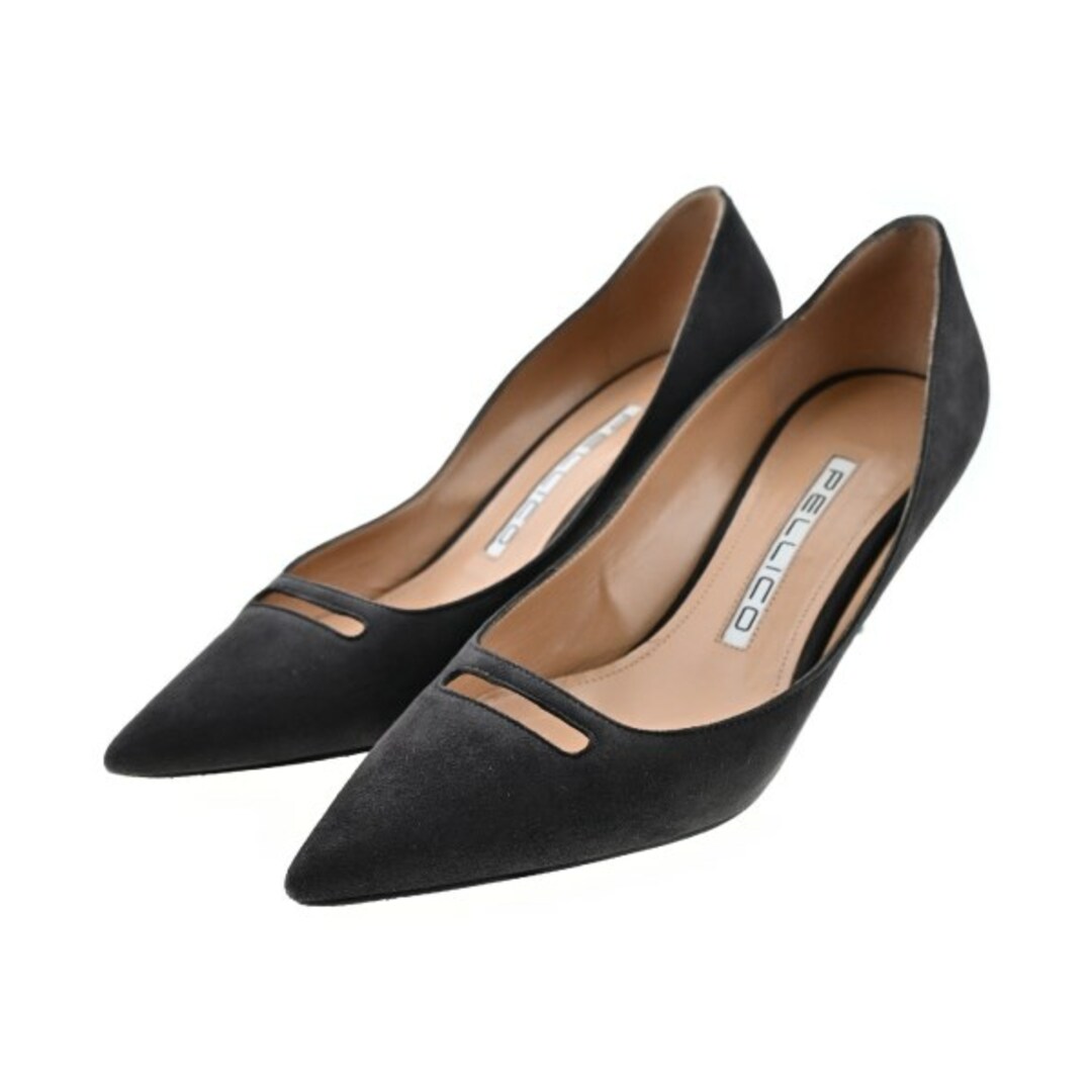 PELLICO ペリーコ パンプス 37 1/2(24.5cm位) 黒系 【古着】 PELLICO ペリーコ パンプス 37 1/2(24.5cm位) 黒系 【古着】