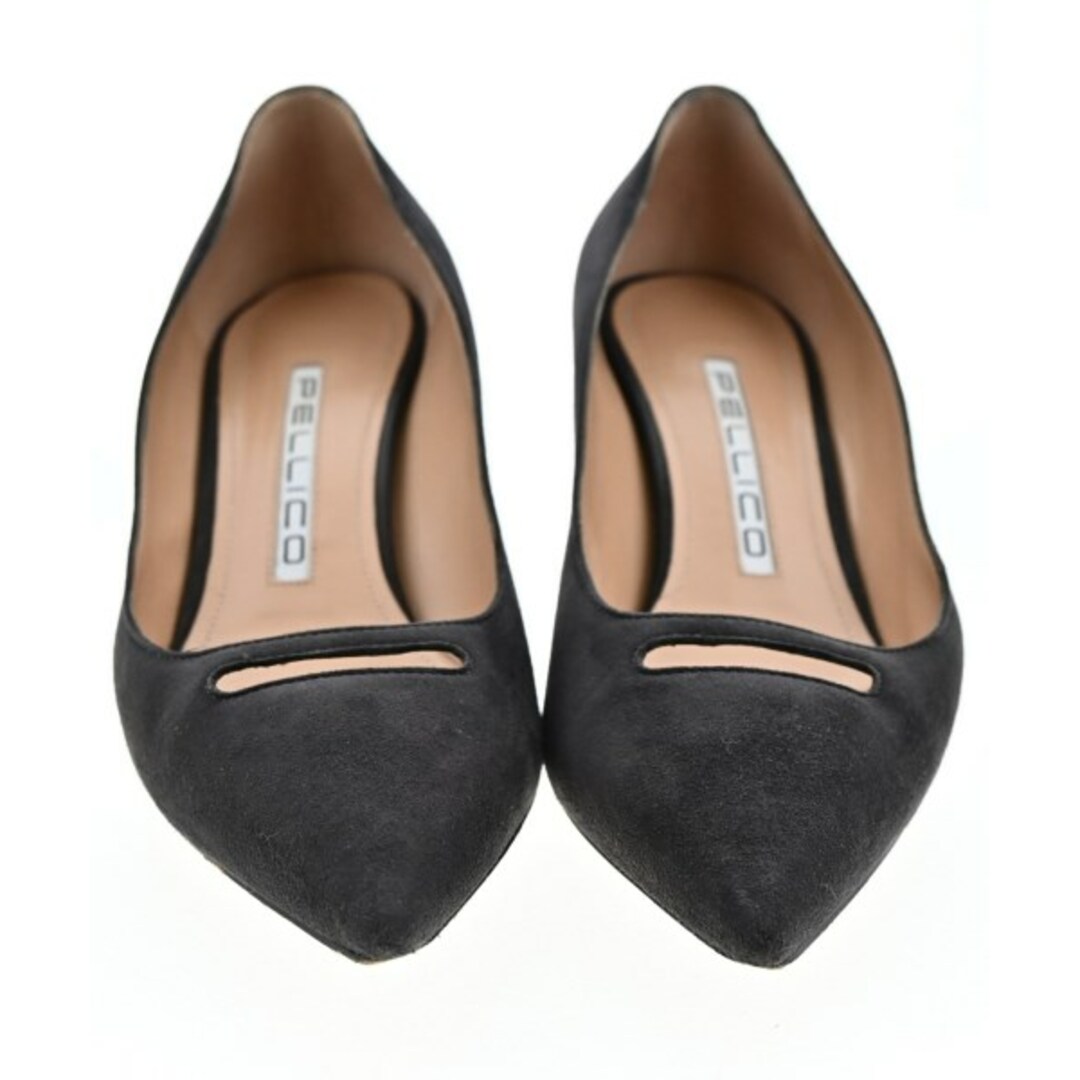 PELLICO ペリーコ パンプス 37 1/2(24.5cm位) 黒系 【古着】 PELLICO ペリーコ パンプス 37 1/2(24.5cm位) 黒系 【古着】