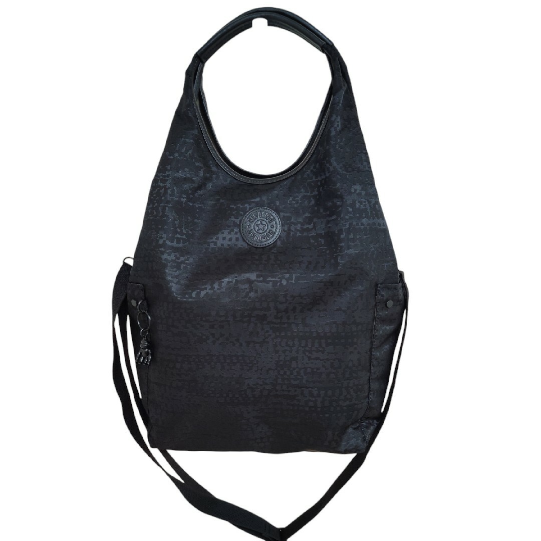 美品 KIPLINGトートバッグ BLACK