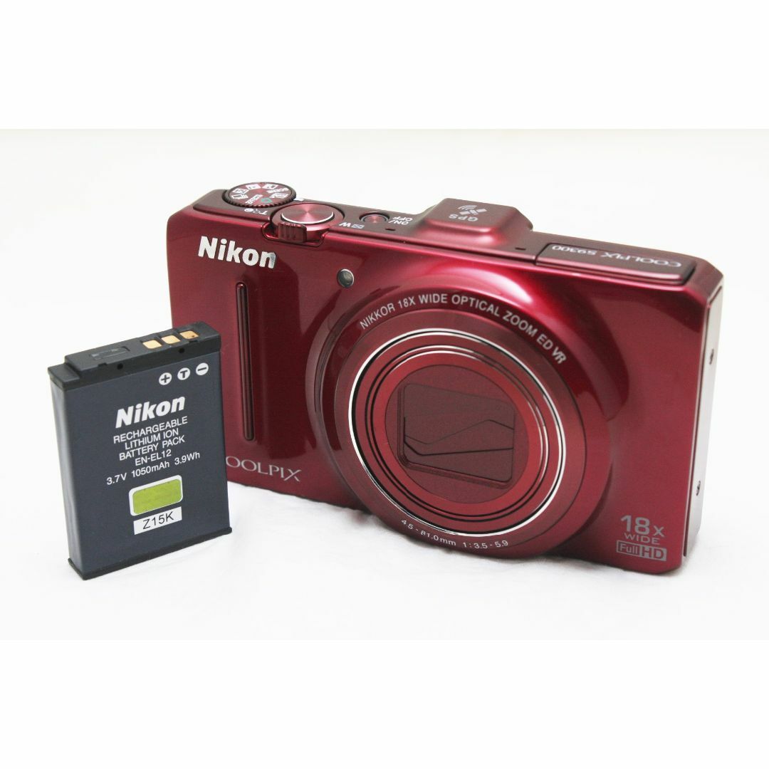 Nikon - ★良品★ ニコン COOLPIX S9300 レッド