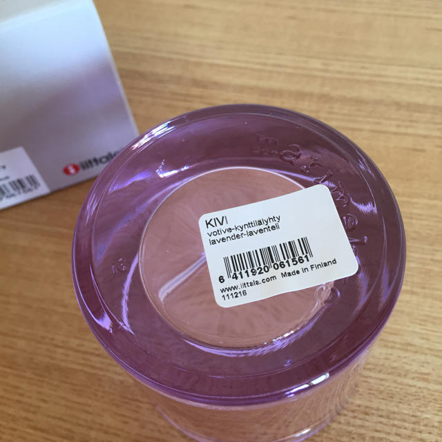 iittala(イッタラ)の新品 ittala イッタラ kivi ラベンダー キビ インテリア/住まい/日用品のインテリア小物(その他)の商品写真