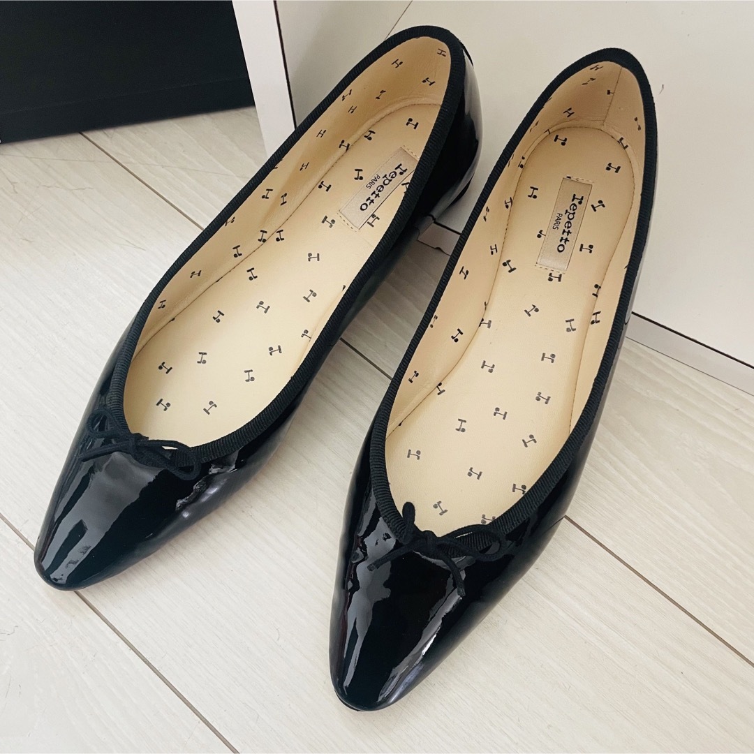 repetto - 新品 repetto レペット 38.5 パテント ブラック定価 repetto - 新品 repetto レペット 38.5 パテント ブラック定価