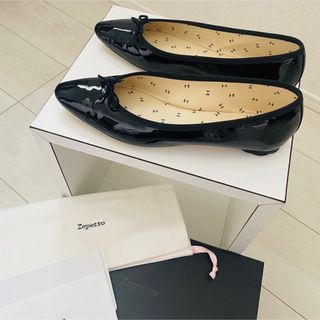 repetto - 新品 repetto レペット 38.5 パテント ブラック定価 repetto - 新品 repetto レペット 38.5 パテント ブラック定価