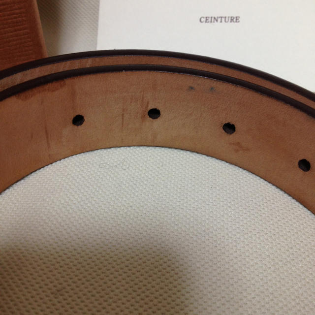 LOUIS VUITTON(ルイヴィトン)のLOUIS VUITTONダミエのベルト レディースのファッション小物(ベルト)の商品写真