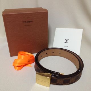 ルイヴィトン(LOUIS VUITTON)のLOUIS VUITTONダミエのベルト(ベルト)