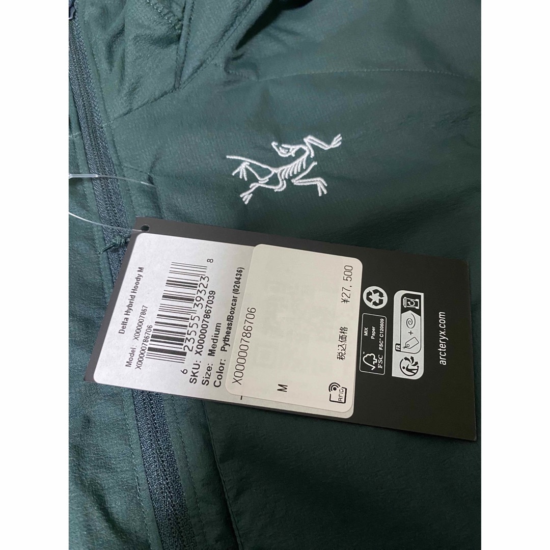 ARC'TERYX - 新品未使用 ARC'TERYX Delta Hybrid Hoody Mサイズ ARC'TERYX - 新品未使用 ARC'TERYX Delta Hybrid Hoody Mサイズ