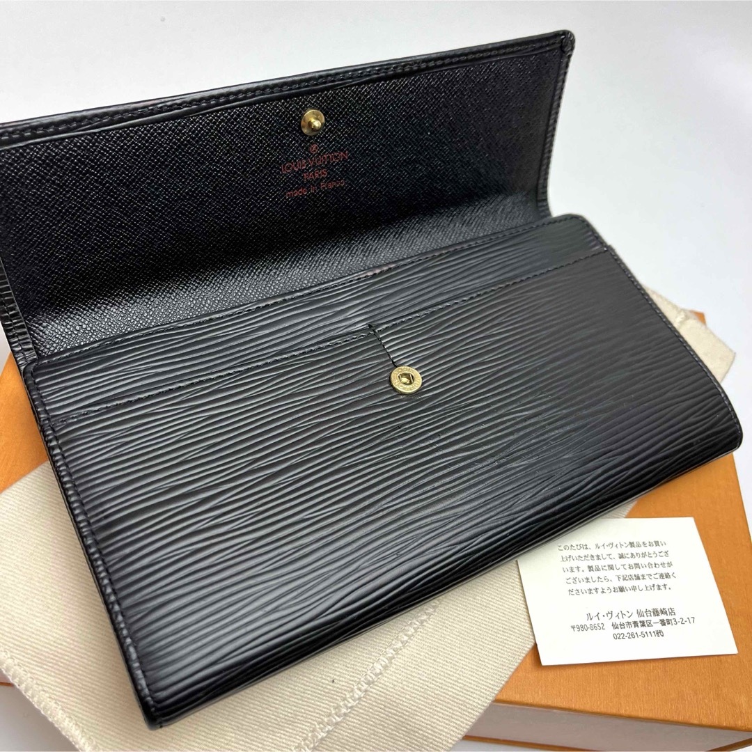 LOUIS VUITTON - 鑑定済 ルイヴィトン エピ ブラック 美品 LOUIS VUITTON - 鑑定済 ルイヴィトン エピ ブラック 美品
