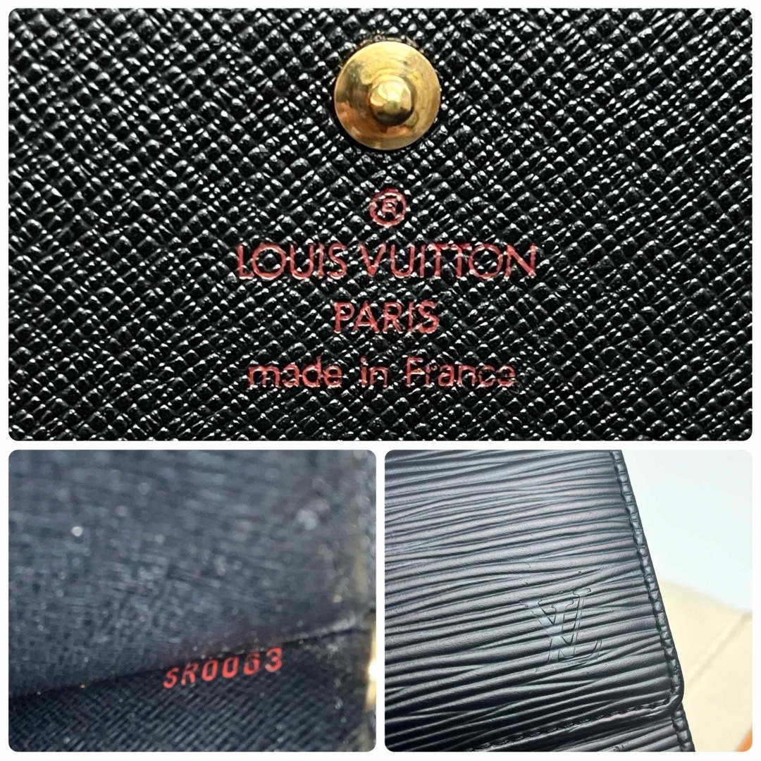 LOUIS VUITTON - 鑑定済 ルイヴィトン エピ ブラック 美品 LOUIS VUITTON - 鑑定済 ルイヴィトン エピ ブラック 美品