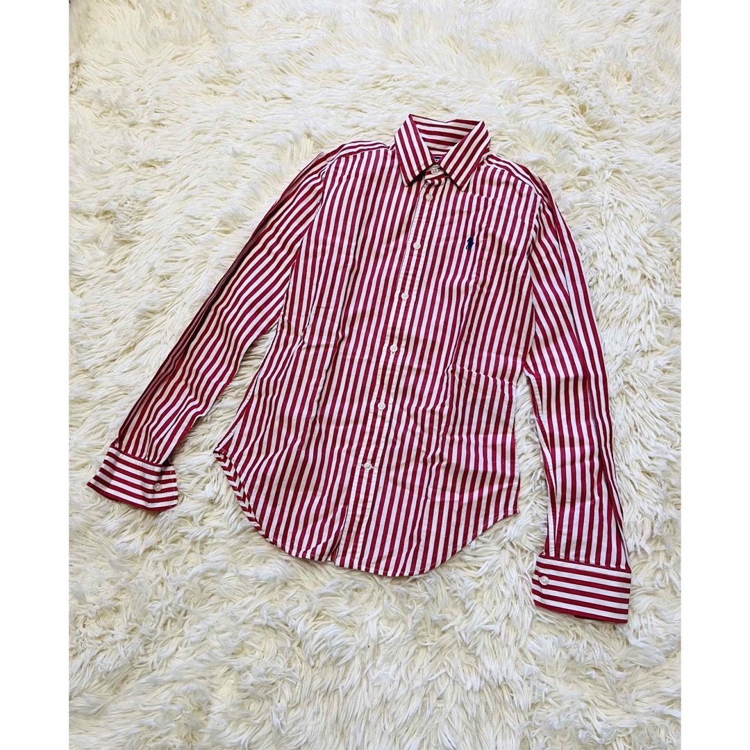 POLO RALPH LAUREN - 美品 ポロ ラルフローレン シャツ 赤 POLO RALPH LAUREN - 美品 ポロ ラルフローレン シャツ 赤
