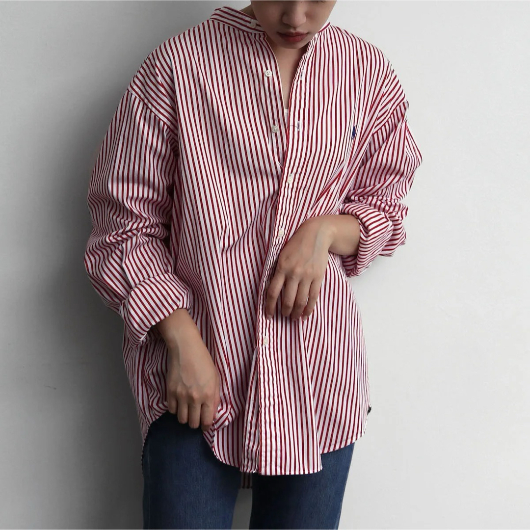 POLO RALPH LAUREN - 美品 ポロ ラルフローレン シャツ 赤 POLO RALPH LAUREN - 美品 ポロ ラルフローレン シャツ 赤