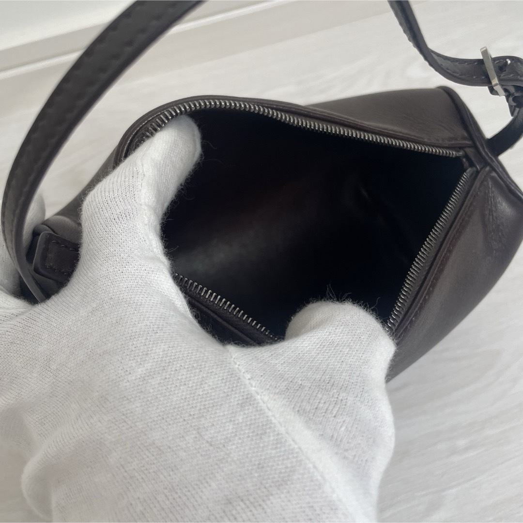 THE ROW - ほぼ新品【ザロウ】90's Bag レザー ブラウン THE ROW - ほぼ新品【ザロウ】90's Bag レザー ブラウン