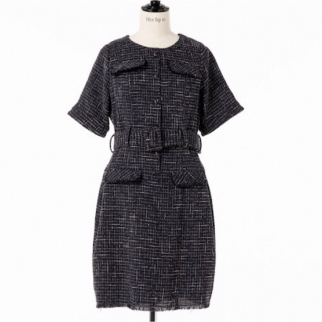 Her lip to - herlipto classic tweed mini dressの通販 by Her lip to - herlipto classic tweed mini dressの通販 by