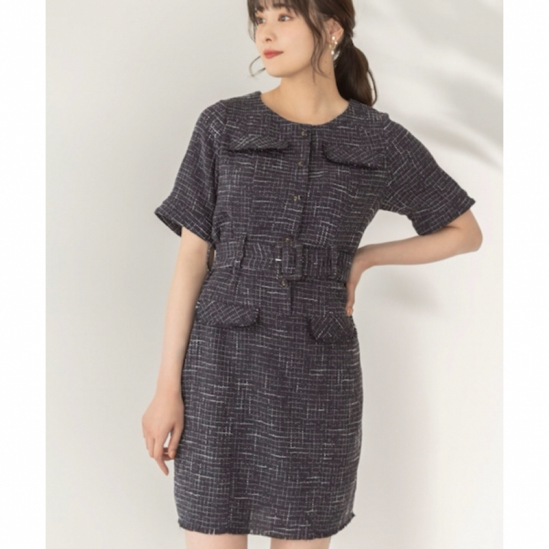 Her lip to - herlipto classic tweed mini dressの通販 by Her lip to - herlipto classic tweed mini dressの通販 by