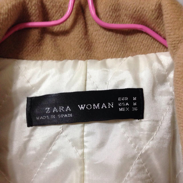 ZARA(ザラ)のZARA チェスターコート ベージュ レディースのジャケット/アウター(ロングコート)の商品写真