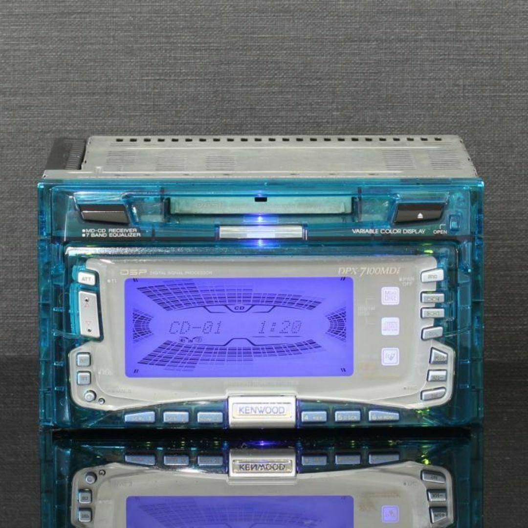 当時物ケンウッド20周年限定記念モデルDPX-7100MDiスケルトンCD/MD 当時物ケンウッド20周年限定記念モデルDPX-7100MDiスケルトンCD/MD