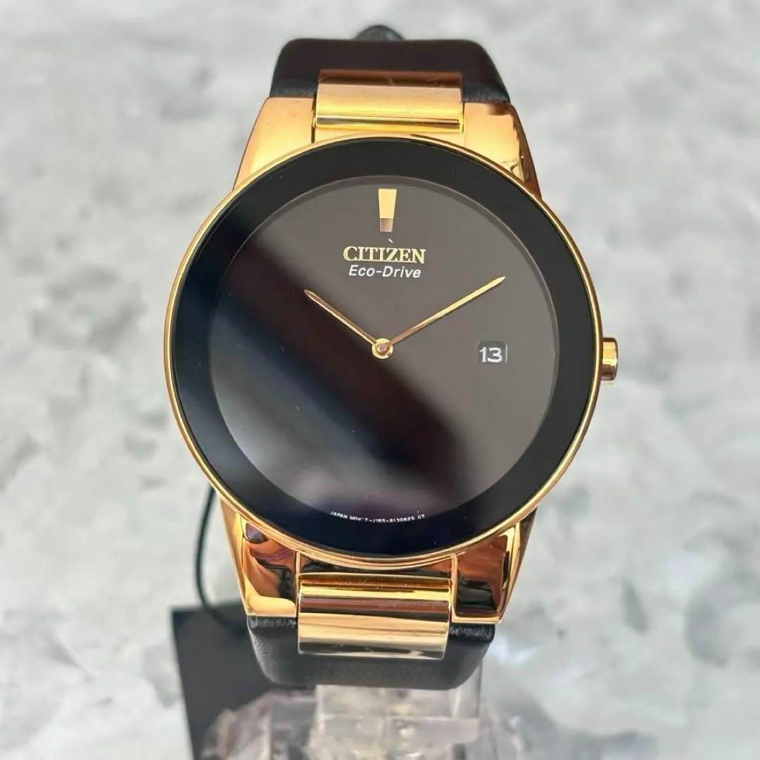 CITIZEN - 未使用展示品 CITIZENメンズ腕時計 黒レザーベルト CITIZEN - 未使用展示品 CITIZENメンズ腕時計 黒レザーベルト