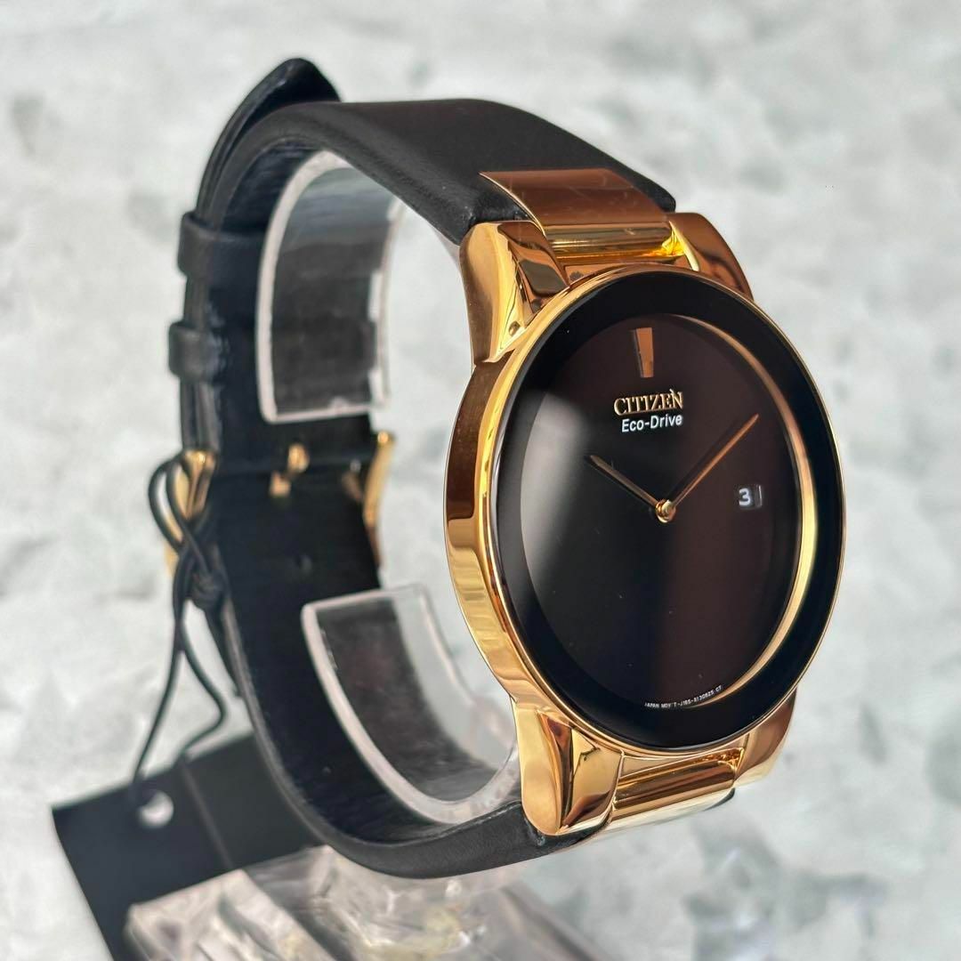 CITIZEN - 未使用展示品 CITIZENメンズ腕時計 黒レザーベルト CITIZEN - 未使用展示品 CITIZENメンズ腕時計 黒レザーベルト