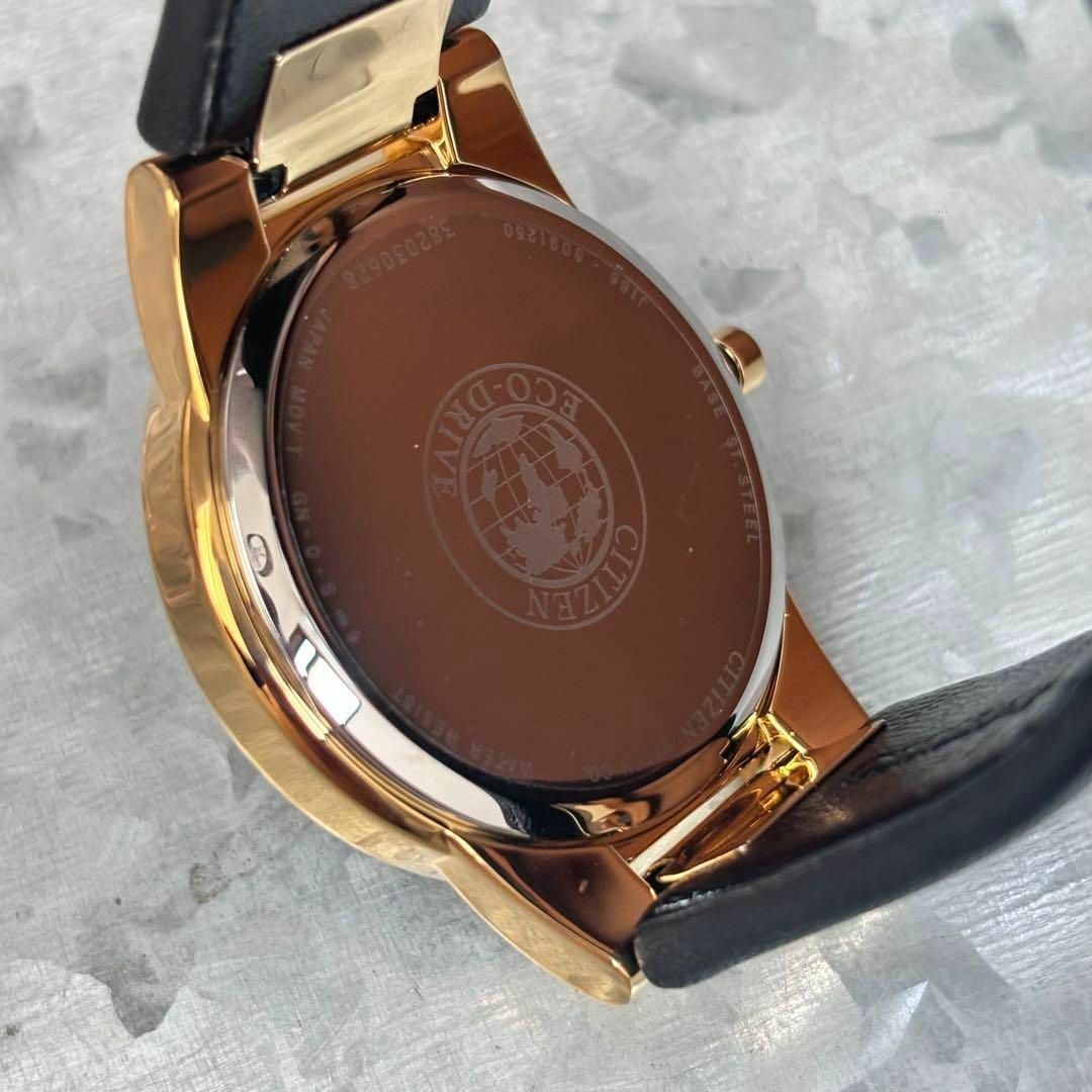 CITIZEN - 未使用展示品 CITIZENメンズ腕時計 黒レザーベルト CITIZEN - 未使用展示品 CITIZENメンズ腕時計 黒レザーベルト