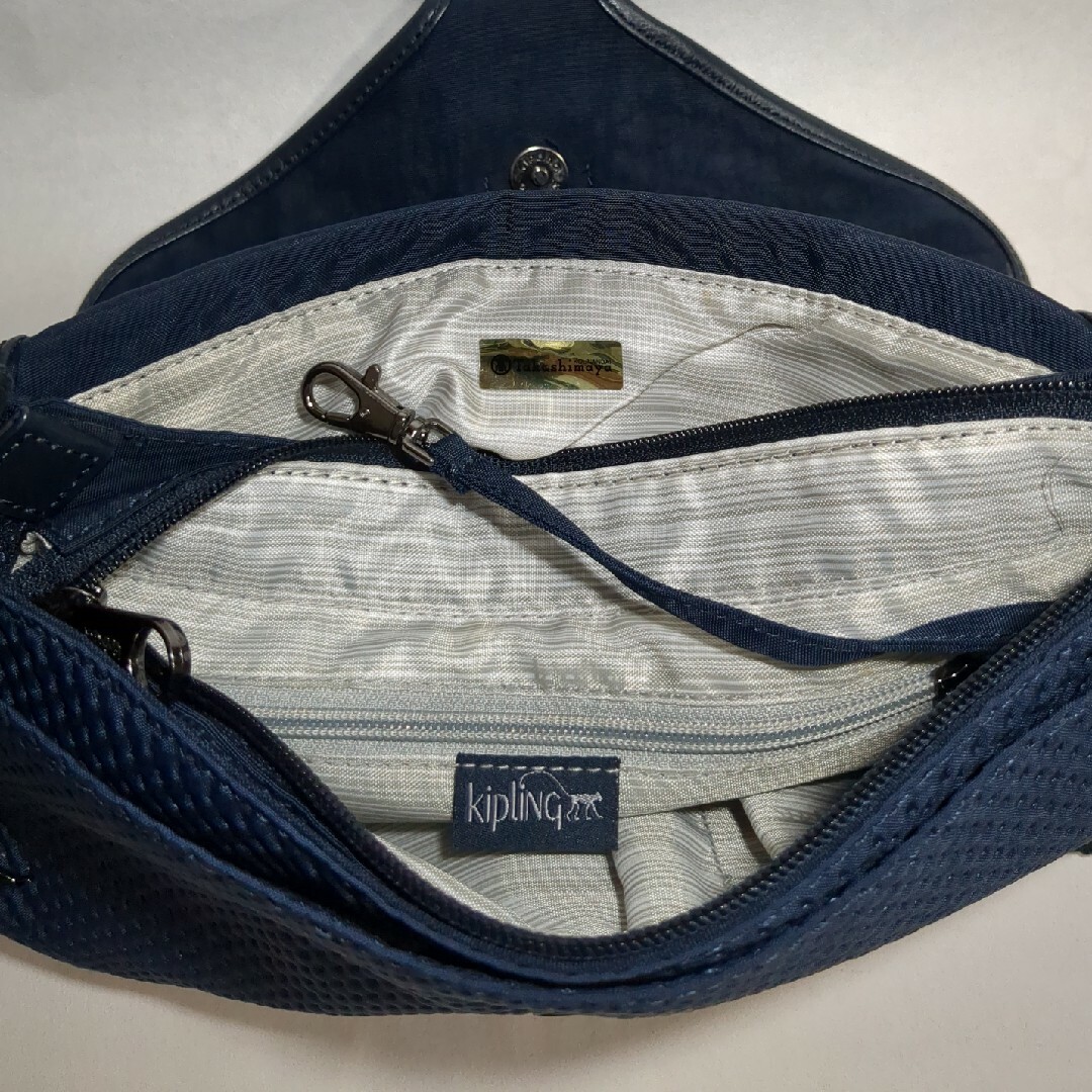 kipling - キプリング ショルダーバッグ ネイビー 高島屋購入品