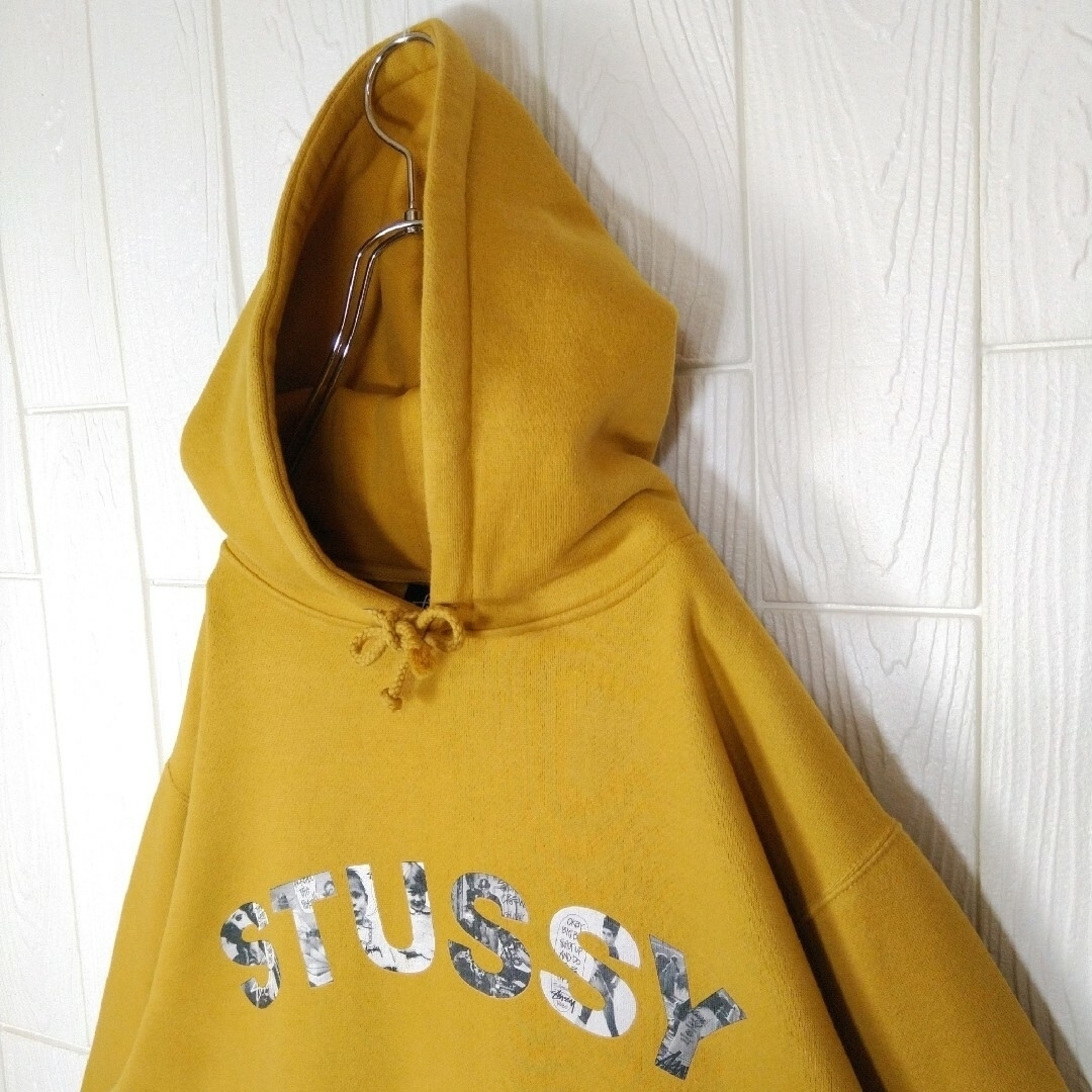 STUSSY】90s´黒タグ 名作フォトロゴ 裏起毛 プルオーバーパーカー STUSSY】90s´黒タグ 名作フォトロゴ 裏起毛 プルオーバーパーカー