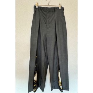 TOGA ARCHIVESトーガタックテーパードパンツシルク混ストレッチ