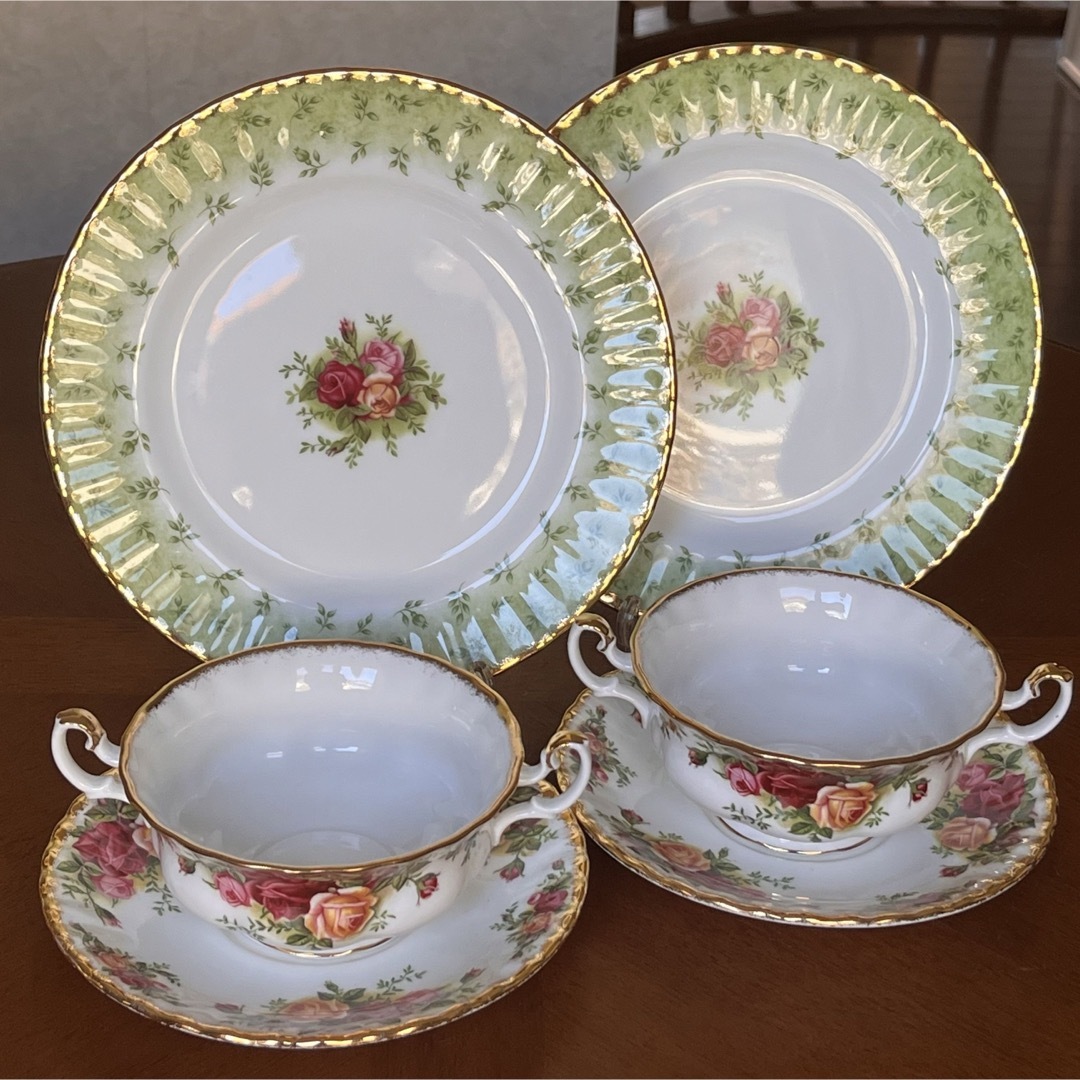 美品】英国製 ロイヤルアルバート☆オールドカントリーローズ 美品】英国製 ロイヤルアルバート☆オールドカントリーローズ