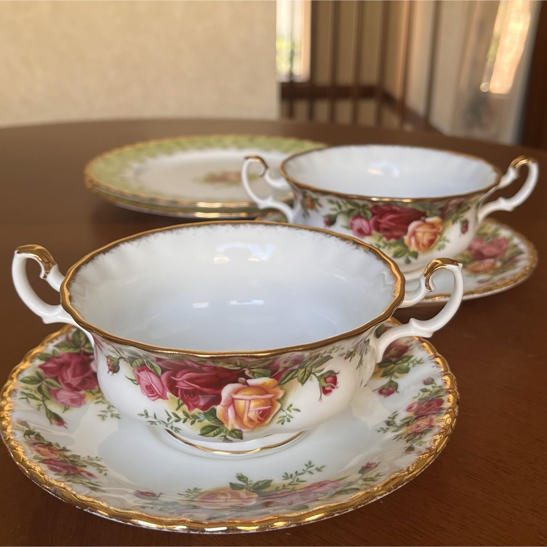 美品】英国製 ロイヤルアルバート☆オールドカントリーローズ 美品】英国製 ロイヤルアルバート☆オールドカントリーローズ