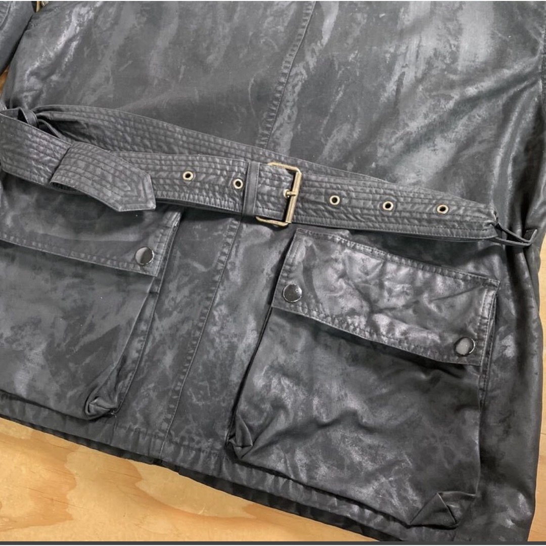 Belstaff ベッカムコラボ ワックスジャケット ブラック/50 Belstaff ベッカムコラボ ワックスジャケット ブラック/50