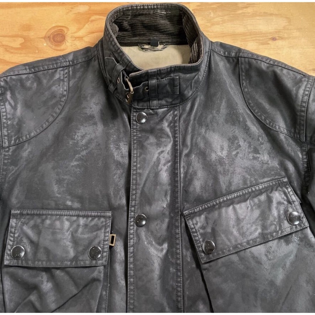 Belstaff ベッカムコラボ ワックスジャケット ブラック/50 Belstaff ベッカムコラボ ワックスジャケット ブラック/50