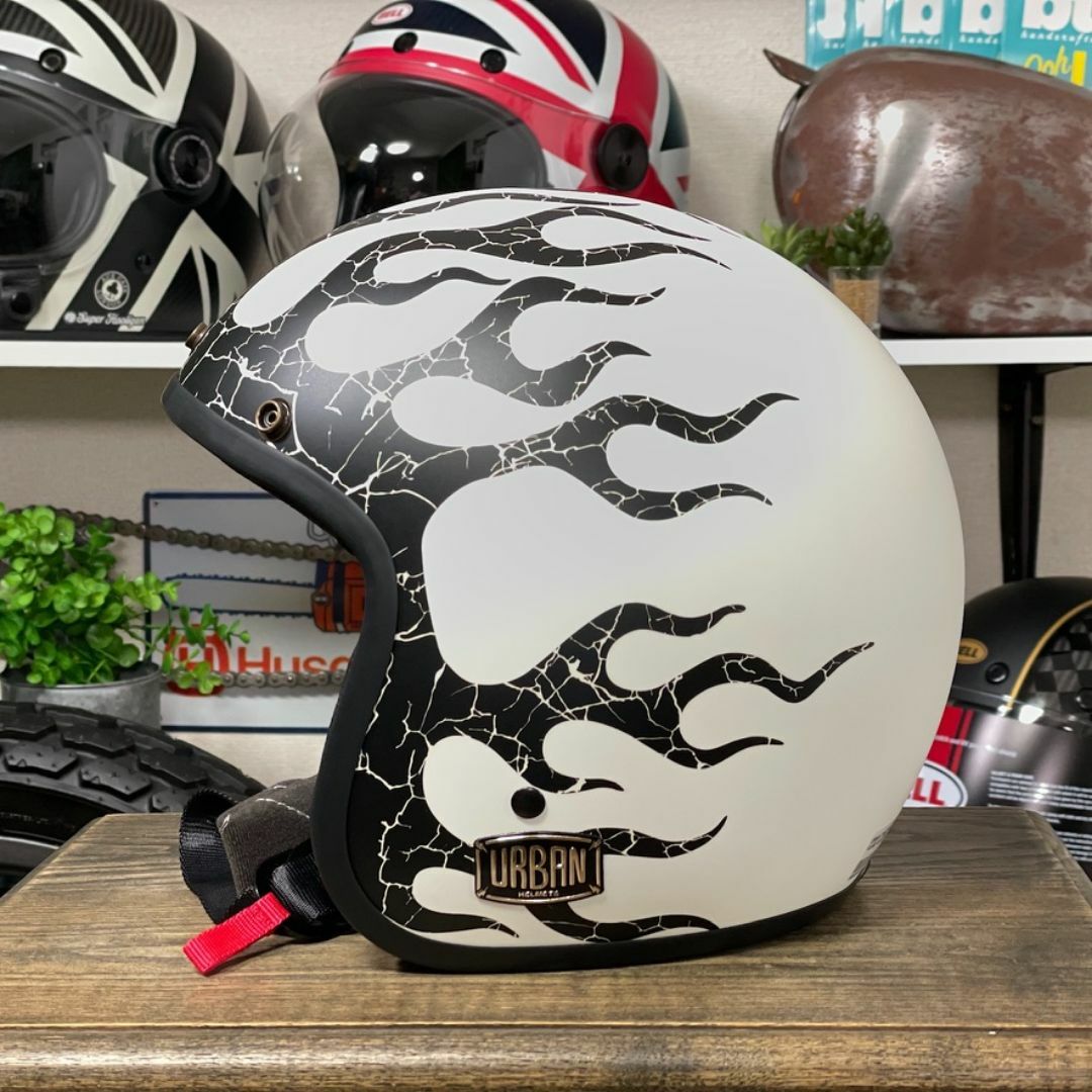 ☆URBAN TRACER アーバン ジェットヘルメット ホワイト/XLの通販