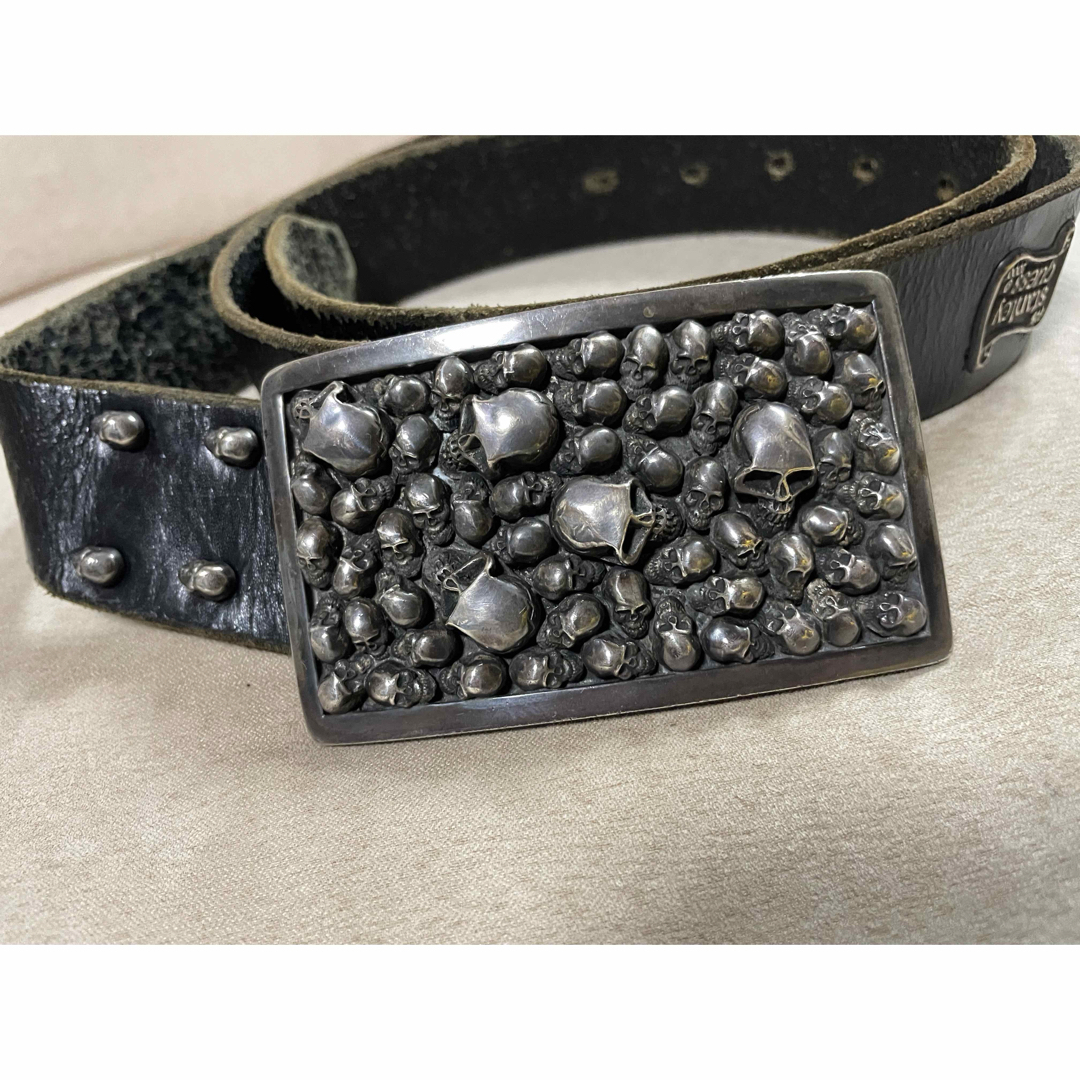 STANLEY GUESS - スタンリーゲスstanley guessシルバー製ベルト STANLEY GUESS - スタンリーゲスstanley guessシルバー製ベルト