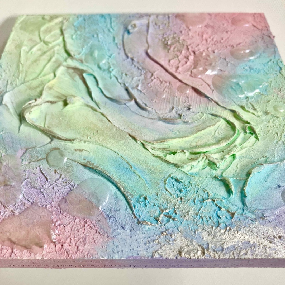 fantasy sky*テクスチャーアート 絵画 原画 抽象画 キレイ 海 fantasy sky*テクスチャーアート 絵画 原画 抽象画 キレイ 海