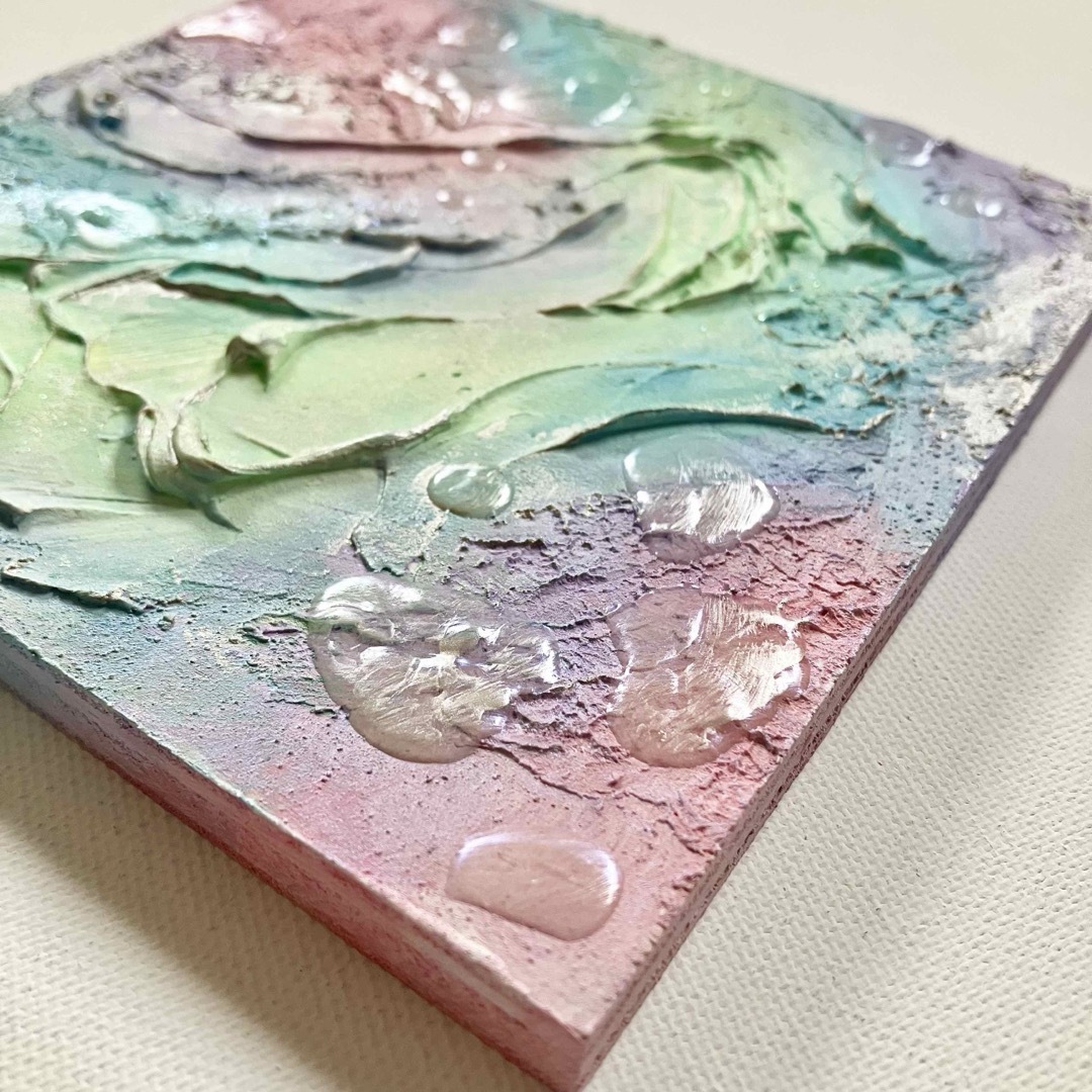 fantasy sky*テクスチャーアート 絵画 原画 抽象画 キレイ 海 fantasy sky*テクスチャーアート 絵画 原画 抽象画 キレイ 海