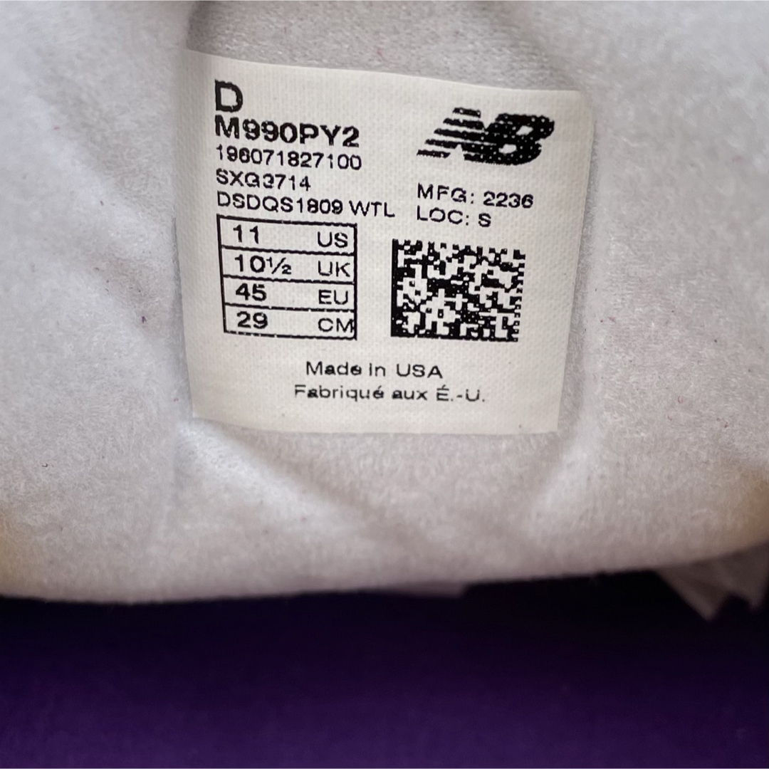 New Balance - 【極希少】NEW BALANCE M990PY2の通販 by BIG New Balance - 【極希少】NEW BALANCE M990PY2の通販 by BIG