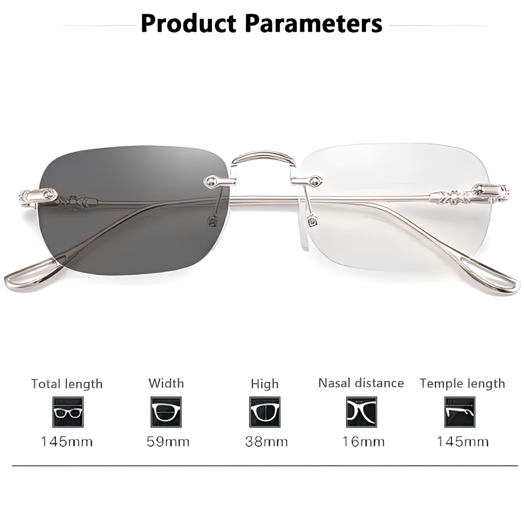 AMBUSH - piarced sunglass リムレスメガネ ピアスサングラス AMBUSH - piarced sunglass リムレスメガネ ピアスサングラス