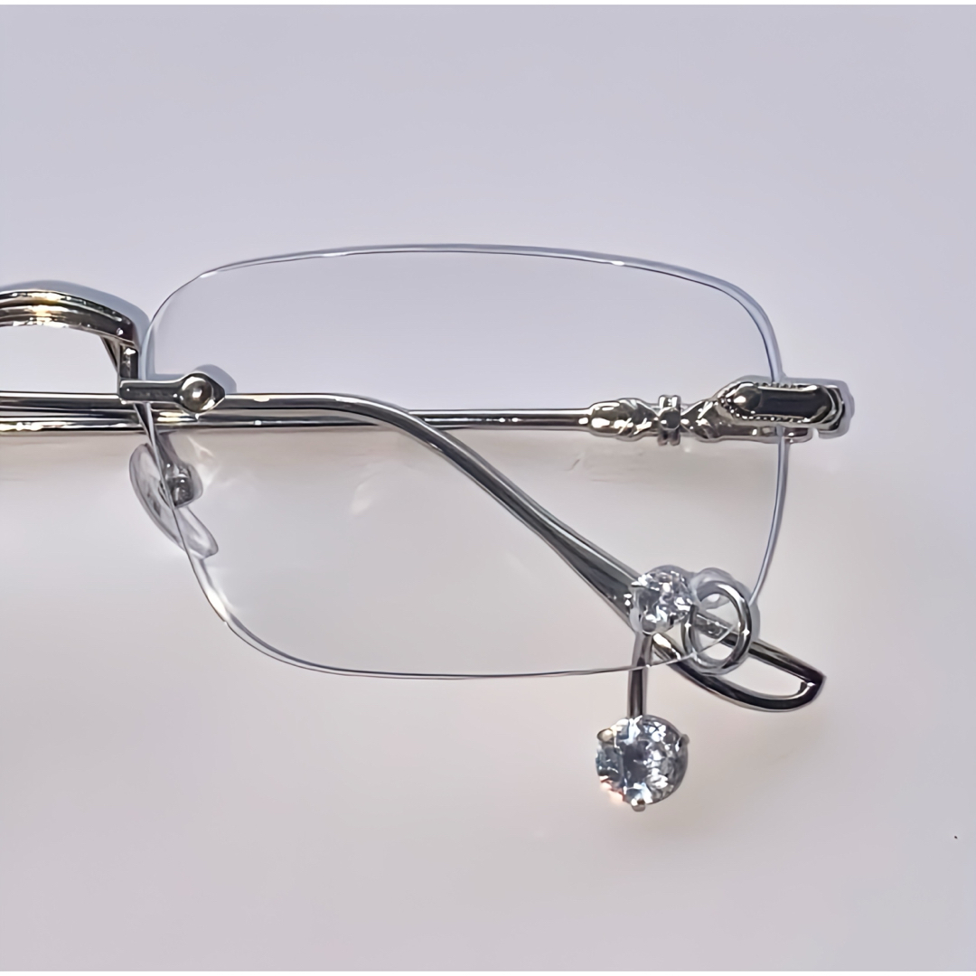 AMBUSH - piarced sunglass リムレスメガネ ピアスサングラス AMBUSH - piarced sunglass リムレスメガネ ピアスサングラス