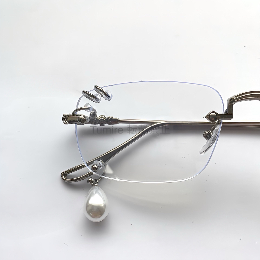 AMBUSH - piarced sunglass リムレスメガネ ピアスサングラス AMBUSH - piarced sunglass リムレスメガネ ピアスサングラス