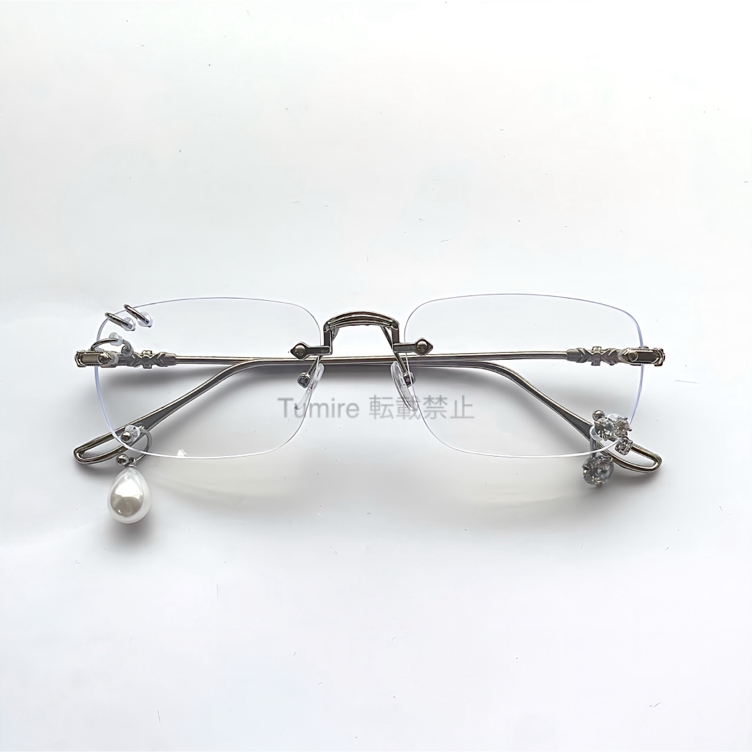 AMBUSH - piarced sunglass リムレスメガネ ピアスサングラス AMBUSH - piarced sunglass リムレスメガネ ピアスサングラス