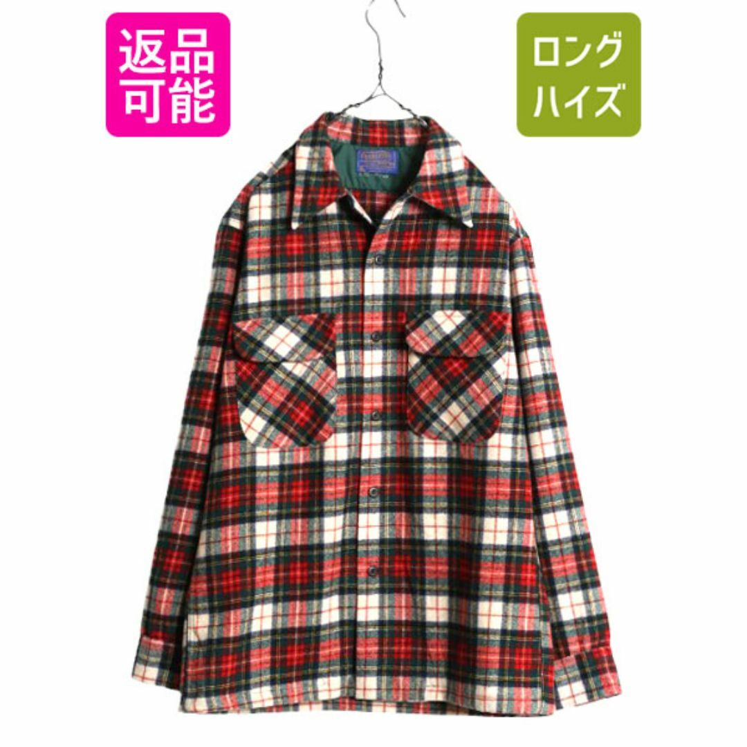 PENDLETON - 70s USA製 ☆ ペンドルトン ループ留め オープン PENDLETON - 70s USA製 ☆ ペンドルトン ループ留め オープン