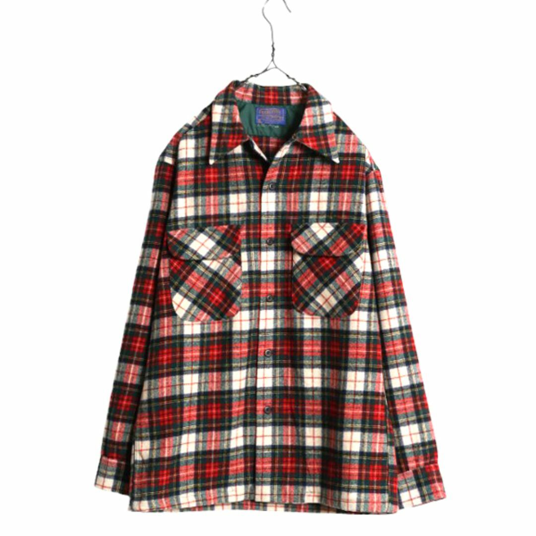 PENDLETON - 70s USA製 ☆ ペンドルトン ループ留め オープン PENDLETON - 70s USA製 ☆ ペンドルトン ループ留め オープン