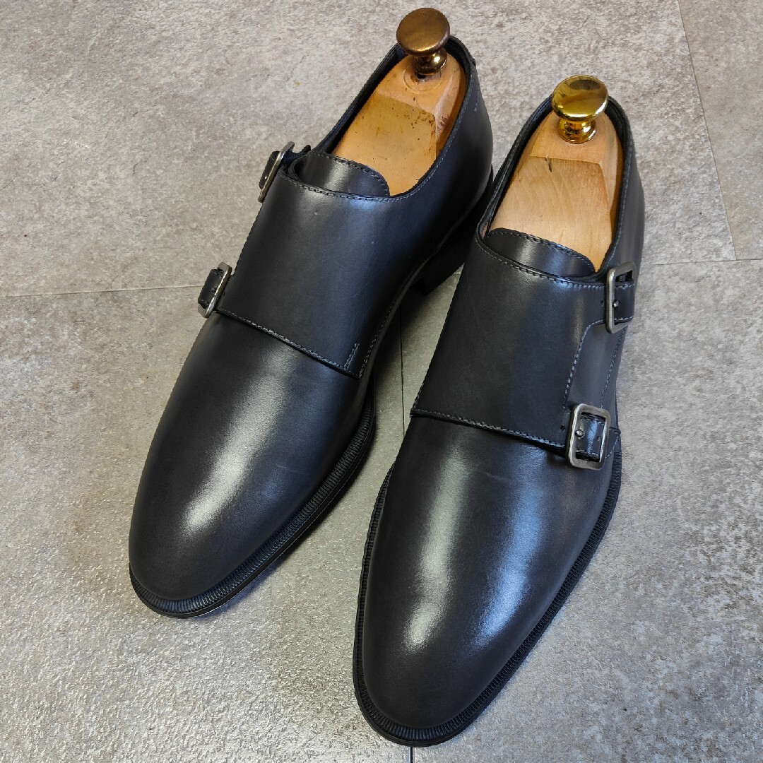 GIORGIO ARMANI】・未使用品 ジョルジオアルマーニ ダブルモンク GIORGIO ARMANI】・未使用品 ジョルジオアルマーニ ダブルモンク